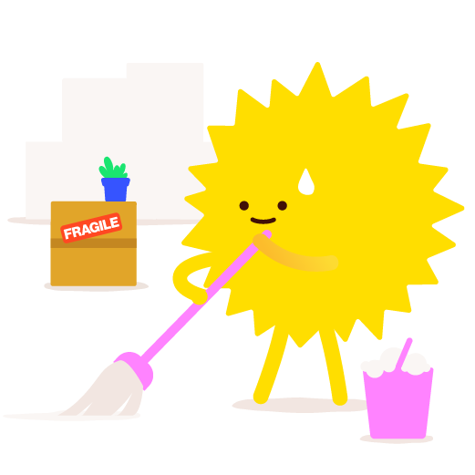 Last week before moving house.